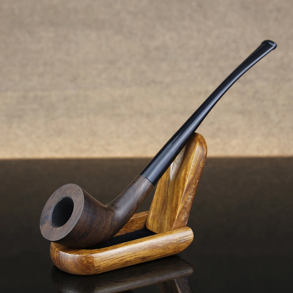 New 18cm Long Smoking Pipe Tobacco Handmade 3mm Filter Wooden Pipe free tools set Ebony Wood Pipe Tobacco Pipe Set
New 18cm Long Smoking Pipe Tobacco Handmade 3mm Filter Wooden Pipe free tools set Ebony Wood Pipe Tobacco Pipe Set