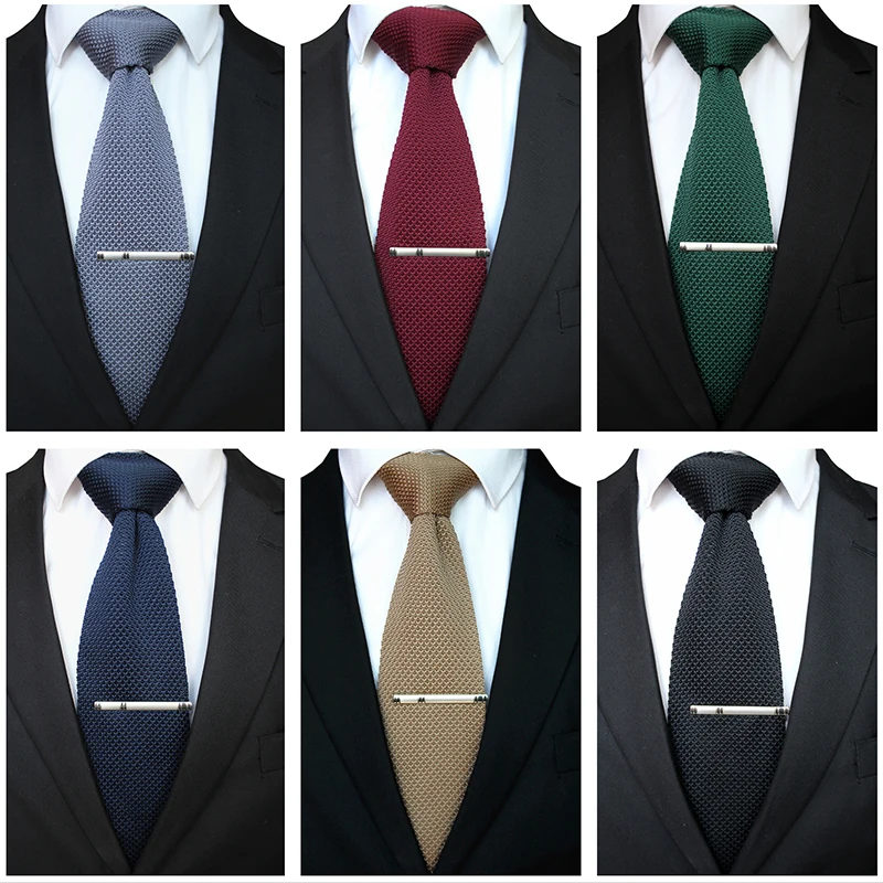 JEMYGINS Men 8CM Formal Knitted Tie With Clip Pin Set Leisure Solid Ties Fashion Wool Cotton Neck Ties For Men Wedding Cravat
JEMYGINS Men 8CM Formal Knitted Tie With Clip Pin Set Leisure Solid Ties Fashion Wool Cotton Neck Ties For Men Wedding Cravat