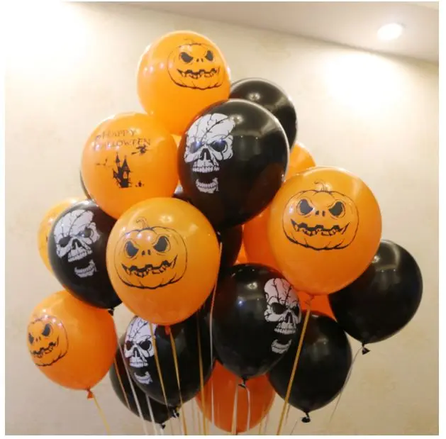 10pcs 10 inch thicken decorative black orange latex balloons wedding Decoration Birthday Halloween party supplies Matt balloons
10pcs 10 inch thicken decorative black orange latex balloons wedding Decoration Birthday Halloween party supplies Matt balloons