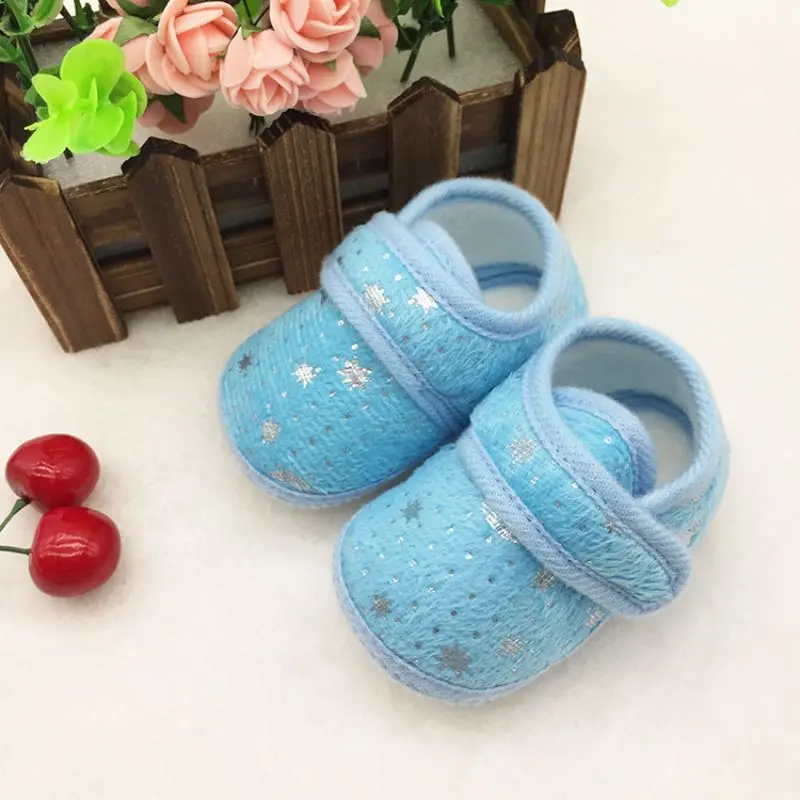 Cute Star Print Infants Shoes Baby Boys Girls Hook & Loop Anti-Slip Cotton Prewalker
Cute Star Print Infants Shoes Baby Boys Girls Hook & Loop Anti-Slip Cotton Prewalker