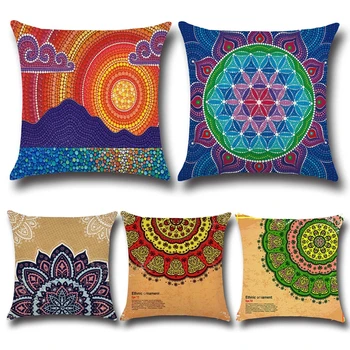 Colorful Geometric Cushion Cover Cotton Linen Decorative Pillowcase Chair Seat Square 45x45cm Pillow Cover Home Living Textile
Colorful Geometric Cushion Cover Cotton Linen Decorative Pillowcase Chair Seat Square 45x45cm Pillow Cover Home Living Textile
