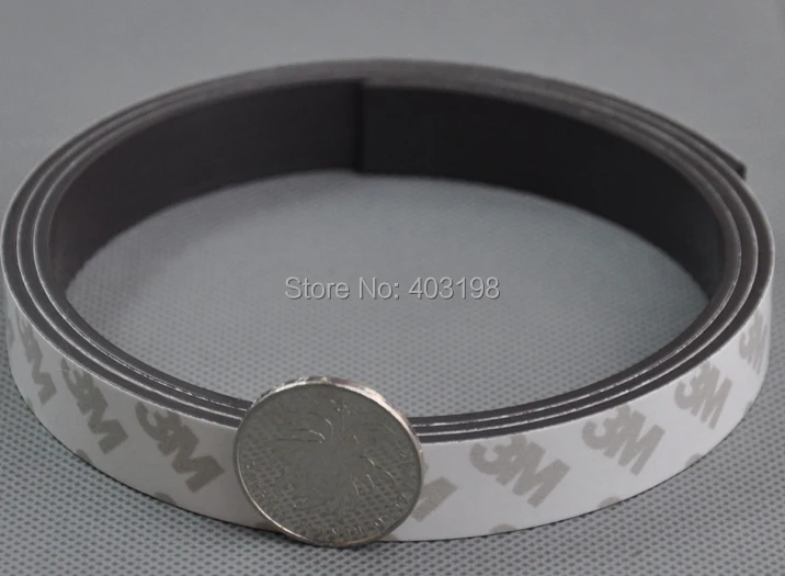 Free Shipping 2 Meters self Adhesive Flexible Magnetic Strip 3M Rubber Magnet Tape width 20mm thickness 1mm
Free Shipping 2 Meters self Adhesive Flexible Magnetic Strip 3M Rubber Magnet Tape width 20mm thickness 1mm
