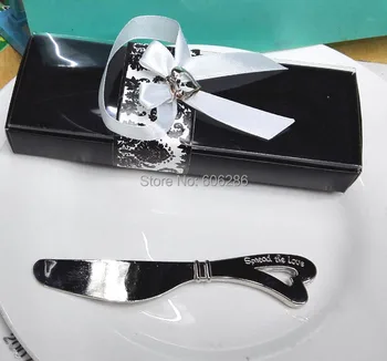 30PCS/LOT Spread the Love heart Butter Knife cheese spreader in black gift box wedding bridal showers party table supplies gift
30PCS/LOT Spread the Love heart Butter Knife cheese spreader in black gift box wedding bridal showers party table supplies gift