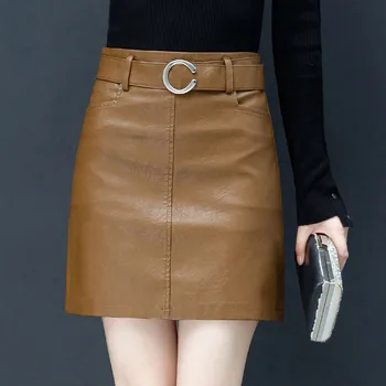 Winter Leather Half Skirt 2018 Autumn Fashion New High Waist Large size Pack Skirt PU leather Female Clothing Short Skirt DT0362
Winter Leather Half Skirt 2018 Autumn Fashion New High Waist Large size Pack Skirt PU leather Female Clothing Short Skirt DT0362