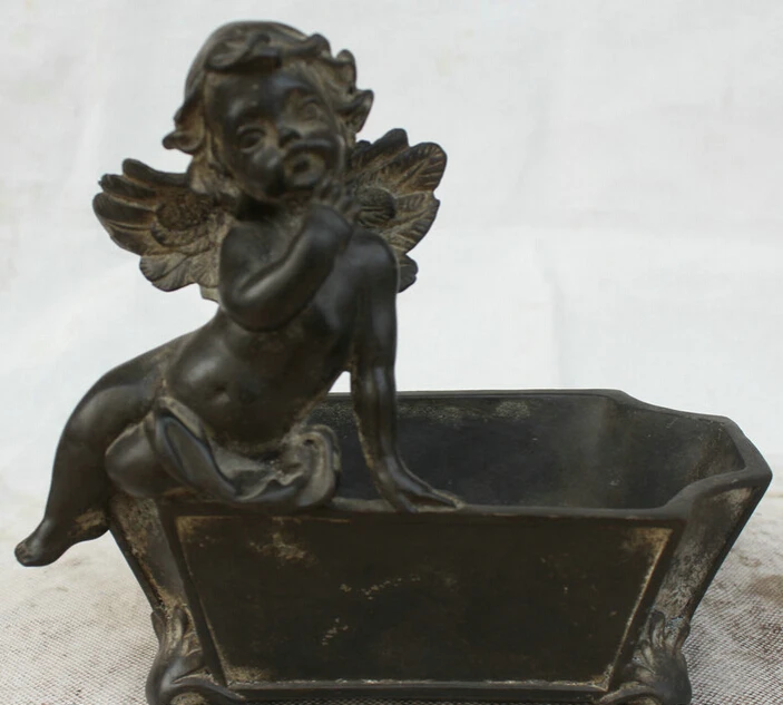Collectible bronze S2108 8" Chinese Dynasty palace Bronze Little angel girl Statue Incense Burner Censer (B0413)
Collectible bronze S2108 8" Chinese Dynasty palace Bronze Little angel girl Statue Incense Burner Censer (B0413)