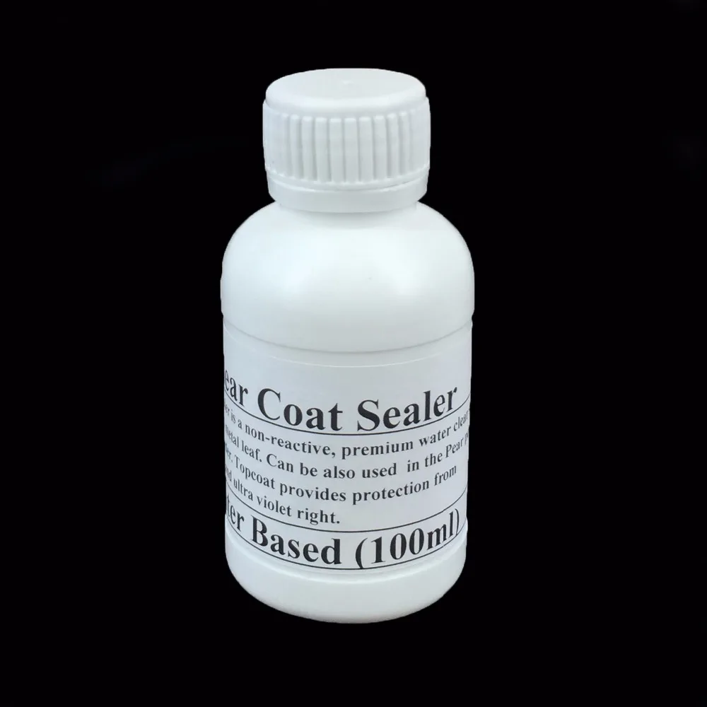 Clear Coat Sealer - Water based Topcoat Vanish of aluminum leaf Real gold silver leaves and Powder diluent 100 ml per bottle
Clear Coat Sealer - Water based Topcoat Vanish of aluminum leaf Real gold silver leaves and Powder diluent 100 ml per bottle