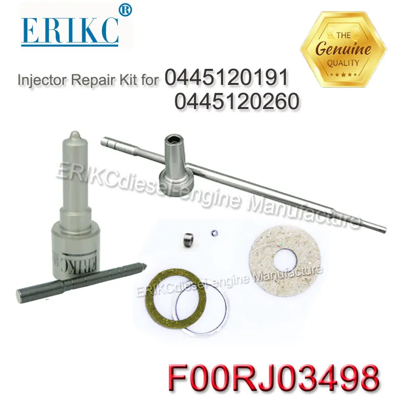 Repair Kit FOORJ03498 CRIN Injecteur Overhaul Kits F00RJ03498 ( DLLA150P2143 + F00RJ01692 ) for 0445120191 0445120260
Repair Kit FOORJ03498 CRIN Injecteur Overhaul Kits F00RJ03498 ( DLLA150P2143 + F00RJ01692 ) for 0445120191 0445120260