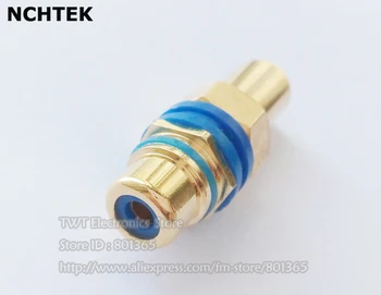 NCHTEK RCA Female to Female Feed through Panel Mount Connectors , Blue Ring, Gold , Free shipping/10PCS
NCHTEK RCA Female to Female Feed through Panel Mount Connectors , Blue Ring, Gold , Free shipping/10PCS