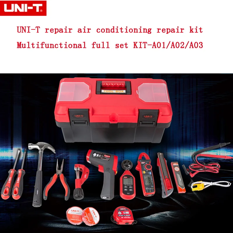 

UNI-T air conditioning repair kit electrical repair multimeter multi-function set KIT-A01 /A02/A03 for choose