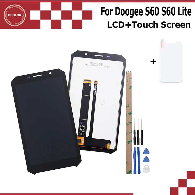 ocolor For Doogee S60 S60 Lite LCD Display +Touch Screen Assembly Repair Part 5.2" Mobile Phone Accessories +Tools +Film
ocolor For Doogee S60 S60 Lite LCD Display +Touch Screen Assembly Repair Part 5.2" Mobile Phone Accessories +Tools +Film