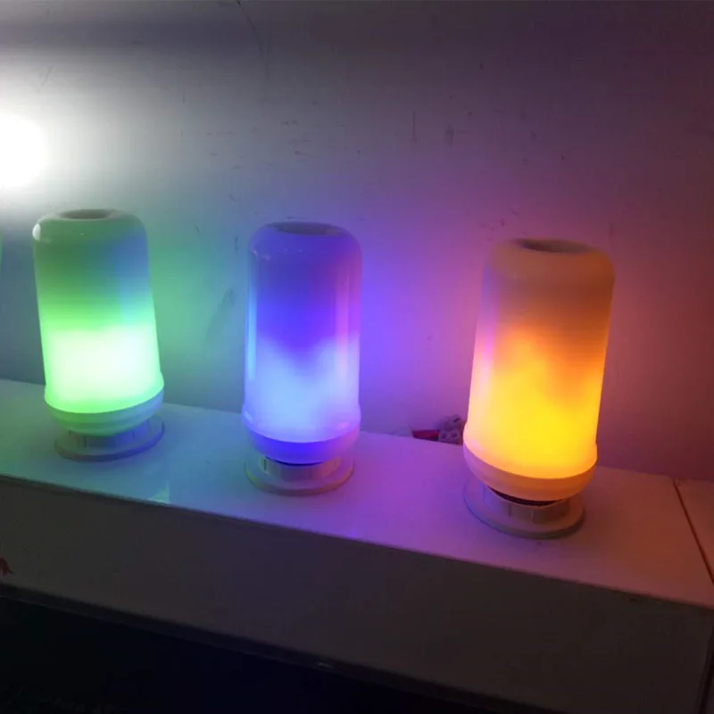 New flame led bulb E27 3W blue green yellow,3 Modes Fire Flickering Emulation,application in KTV,parties,haunted house 
New flame led bulb E27 3W blue green yellow,3 Modes Fire Flickering Emulation,application in KTV,parties,haunted house