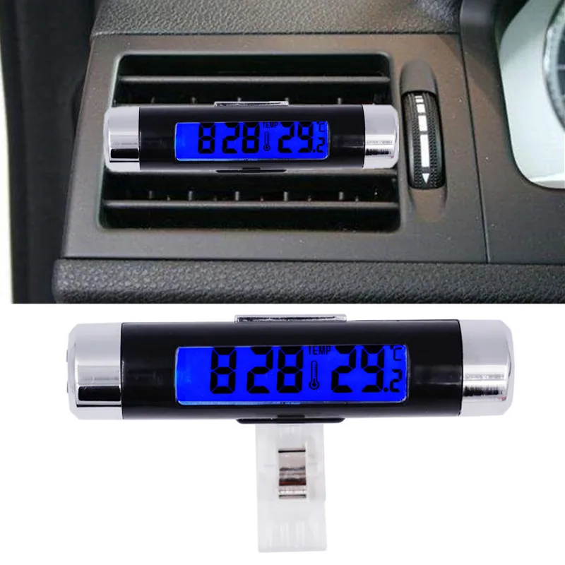 Fashionable Air Vent Outlet Clip-on LCD Digital electronic watch clock auto Car Thermometer temperature meter 20% off
Fashionable Air Vent Outlet Clip-on LCD Digital electronic watch clock auto Car Thermometer temperature meter 20% off