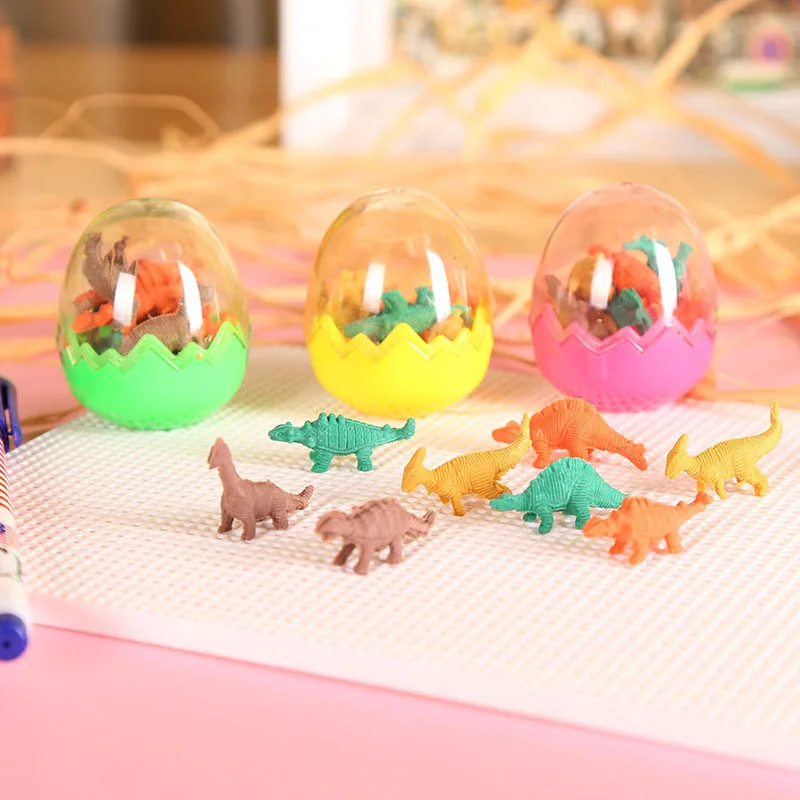 8 In 1 Cute Erasers Dinosaur Egg Animal Model Antistress Developing Educational Toys for Children Kids Birthday Gifts
8 In 1 Cute Erasers Dinosaur Egg Animal Model Antistress Developing Educational Toys for Children Kids Birthday Gifts