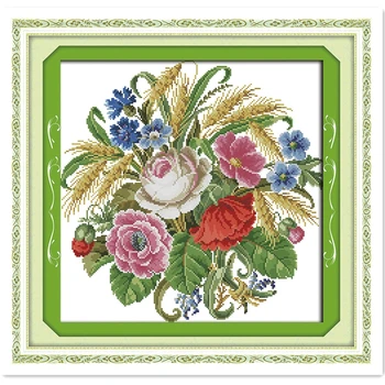 A Bouquet Of Roses Cross stitch kit 11CT 14CT Printed On Canvas Home Decor Home decoration Chinese Counted Cross Stitch Pattern
A Bouquet Of Roses Cross stitch kit 11CT 14CT Printed On Canvas Home Decor Home decoration Chinese Counted Cross Stitch Pattern