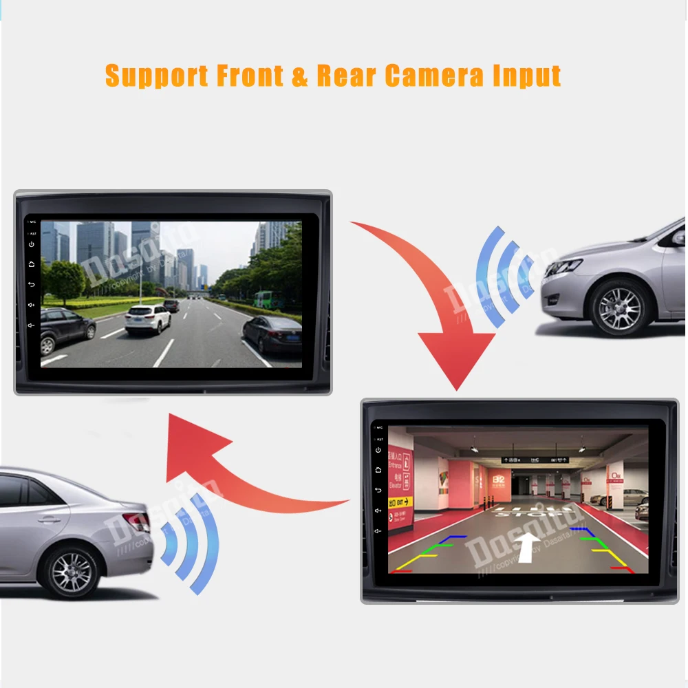 Top Android 9.0 Car 1 din Stereo for Hyundai IX35 Car Radio MP3  Bluetooth 9"  IPS Multi Touch Screen 7