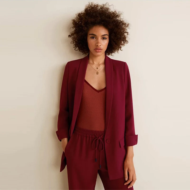 Spring Autumn Women Blazers and Jackets Work Office Lady Black Long Sleeve Blazer Outerwear Single Button OL Blazer Suit Coat
Spring Autumn Women Blazers and Jackets Work Office Lady Black Long Sleeve Blazer Outerwear Single Button OL Blazer Suit Coat