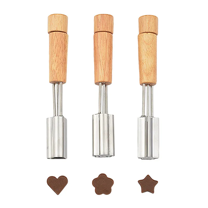 Stainless Steel Cookie Cutter Mold with Wood Handle Fondant Stamp Biscuit Fruit Vegetable Embossing Mold Decorative Cookie Tools
Stainless Steel Cookie Cutter Mold with Wood Handle Fondant Stamp Biscuit Fruit Vegetable Embossing Mold Decorative Cookie Tools