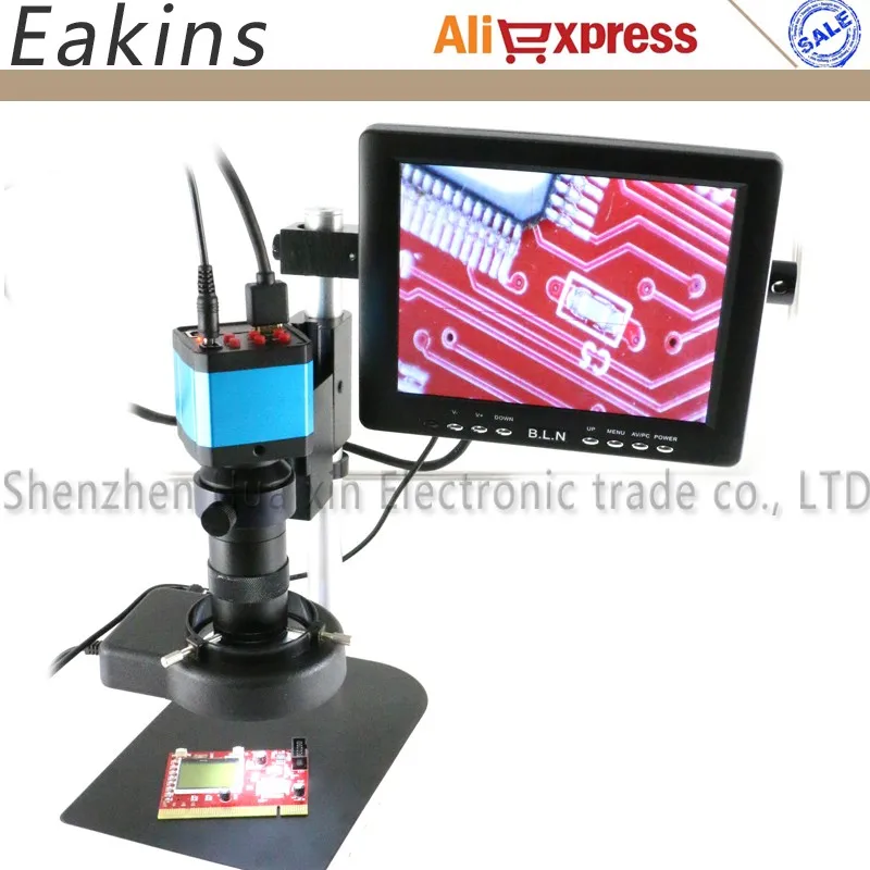 21MP HDMI Microscope Camera For Industry Lab PCB USB Output TF Card Video Recorder + C-mount Lens+56 LED Light+8" LCD Display
21MP HDMI Microscope Camera For Industry Lab PCB USB Output TF Card Video Recorder + C-mount Lens+56 LED Light+8" LCD Display