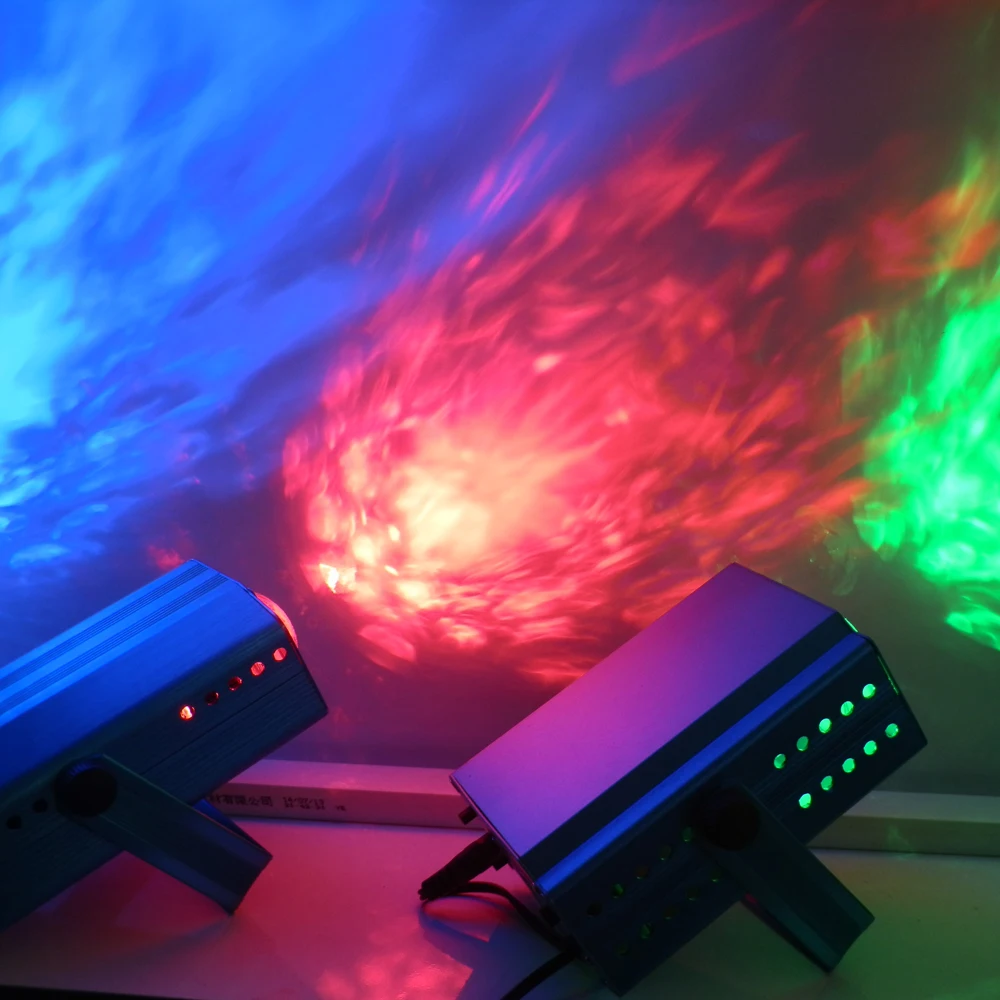 Сценический светодиодный RGB-светильник с эффектом водной волны 3 Вт | Лампы и