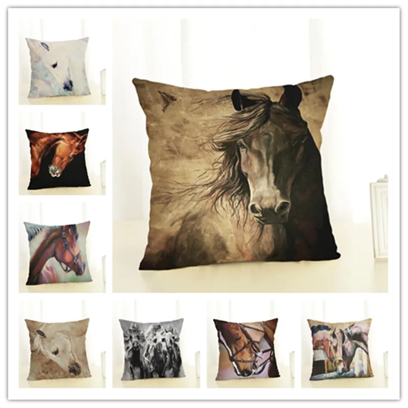 2017 New Arrival Creative Fashion Horse Pillow Cushion Cover Home Decorative Printed Throw Pillowcase Cojines Almofada
2017 New Arrival Creative Fashion Horse Pillow Cushion Cover Home Decorative Printed Throw Pillowcase Cojines Almofada