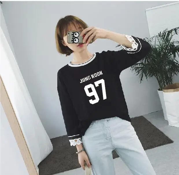 Kpop Korean Popular Short Sleeve Tees T Shirts k-pop Bangtan Boys jin suga Fashion Tshirt Women Casual K pop tops Cotton Tshirt
Kpop Korean Popular Short Sleeve Tees T Shirts k-pop Bangtan Boys jin suga Fashion Tshirt Women Casual K pop tops Cotton Tshirt