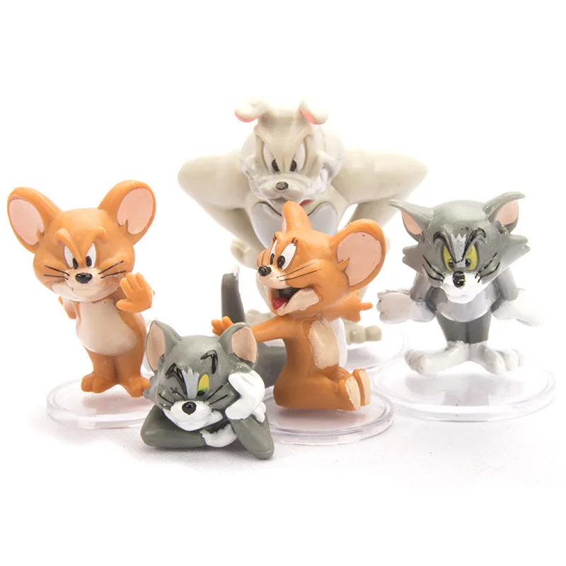 5Pcs/Set 2-7cm Tom and Jerry Action Figure Toys PVC Collection Model Cake Decoration Toys for Children OPP Bags
5Pcs/Set 2-7cm Tom and Jerry Action Figure Toys PVC Collection Model Cake Decoration Toys for Children OPP Bags
