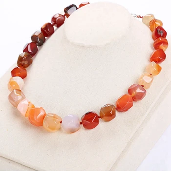 3A Natural Stone Necklace Irregular Agate Amber Knotted Column Necklaces Crystal Pendant Stone Chains Necklace For Women Jewelry
3A Natural Stone Necklace Irregular Agate Amber Knotted Column Necklaces Crystal Pendant Stone Chains Necklace For Women Jewelry