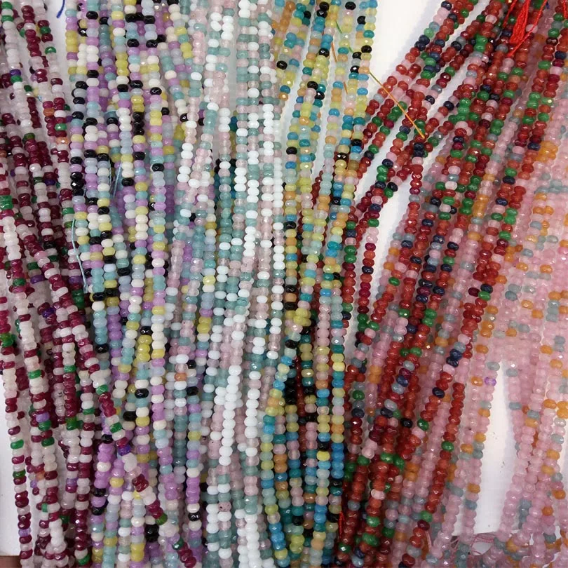 Delicate Colorful Emeralds Rubies Sapphires Citrines New Natural Sapphires Round Shape Faceted Beads 3*4mm DIY Jewelry Making
Delicate Colorful Emeralds Rubies Sapphires Citrines New Natural Sapphires Round Shape Faceted Beads 3*4mm DIY Jewelry Making
