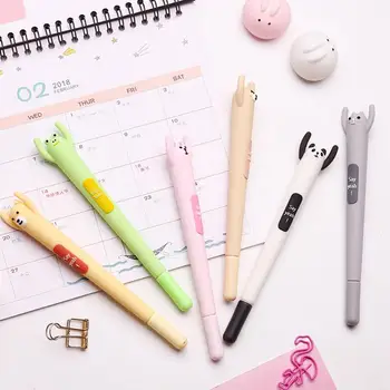 36pcs/lot Creative Stationery Student Pen hands up animal Gel Pen 0.5mm Black Ink Pen School Supplies Office Supplies
36pcs/lot Creative Stationery Student Pen hands up animal Gel Pen 0.5mm Black Ink Pen School Supplies Office Supplies