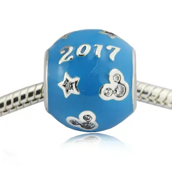 2017 Edition Blue Enamel Charms Beads Fit European Silver Charm Bracelets DIY Fashion Silver 925 Jewelry For Women Bracelet DIY
2017 Edition Blue Enamel Charms Beads Fit European Silver Charm Bracelets DIY Fashion Silver 925 Jewelry For Women Bracelet DIY