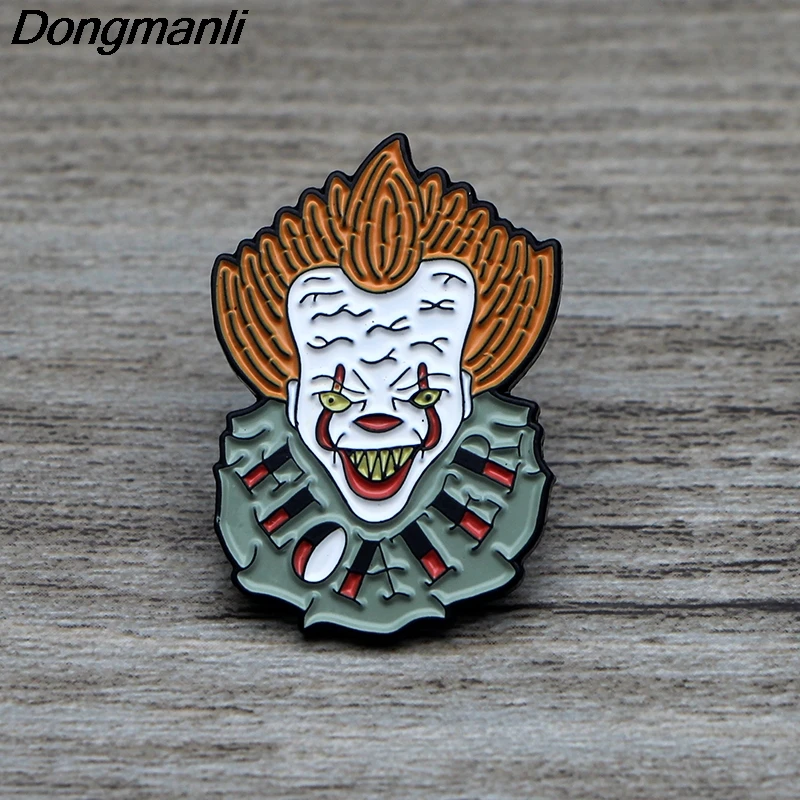 L690 Stephen King's It Clown Enamel Pins Brooches Horror Movie Figure Badge Brooch Lapel Pin Halloween Jewelry
L690 Stephen King's It Clown Enamel Pins Brooches Horror Movie Figure Badge Brooch Lapel Pin Halloween Jewelry