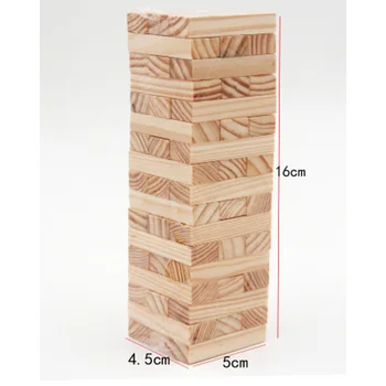 Original wood 48 PCS/Set Small Size Jengaa Puzzle Board Game Family/Party Best Gift for Children Funny Building Blocks Game
Original wood 48 PCS/Set Small Size Jengaa Puzzle Board Game Family/Party Best Gift for Children Funny Building Blocks Game