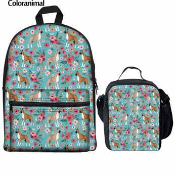 Coloranimal 2pcs Set School Bag Teenager Canvas Backpack Boy Girl Mochila Infant Pet Dog Boxer Flower Print Student Schoolbags
Coloranimal 2pcs Set School Bag Teenager Canvas Backpack Boy Girl Mochila Infant Pet Dog Boxer Flower Print Student Schoolbags