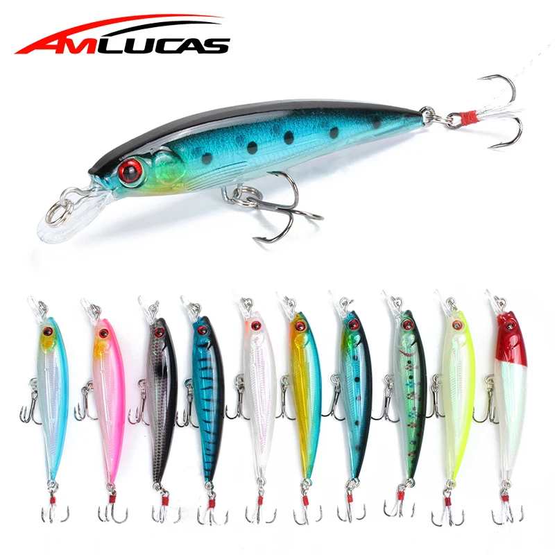Amlucas Laser Wobblers 9cm 7.2g Floating Minnow Fishing Lure Aritificial Hard Bait 3D Eyes Fishing Wobblers Pesca Crankbait
Amlucas Laser Wobblers 9cm 7.2g Floating Minnow Fishing Lure Aritificial Hard Bait 3D Eyes Fishing Wobblers Pesca Crankbait