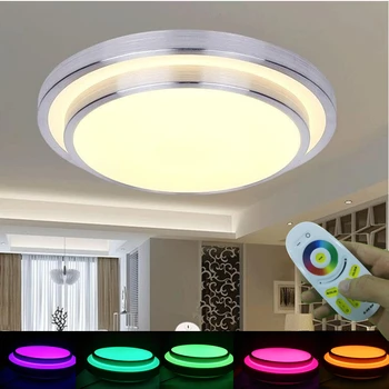 Modern 2.4G Colorful Remote Control Ceiling Light RGB+Warm White+Cold White Smart Lighting Fixture For Livingroom Bedroom decor
Modern 2.4G Colorful Remote Control Ceiling Light RGB+Warm White+Cold White Smart Lighting Fixture For Livingroom Bedroom decor