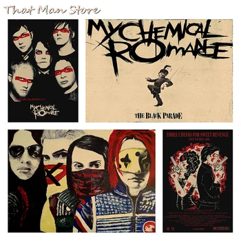 Vintage Retro rock band music Matte Kraft Paper Poster Wall Sticker Home Decora My Chemical Romance 30*21cm
Vintage Retro rock band music Matte Kraft Paper Poster Wall Sticker Home Decora My Chemical Romance 30*21cm