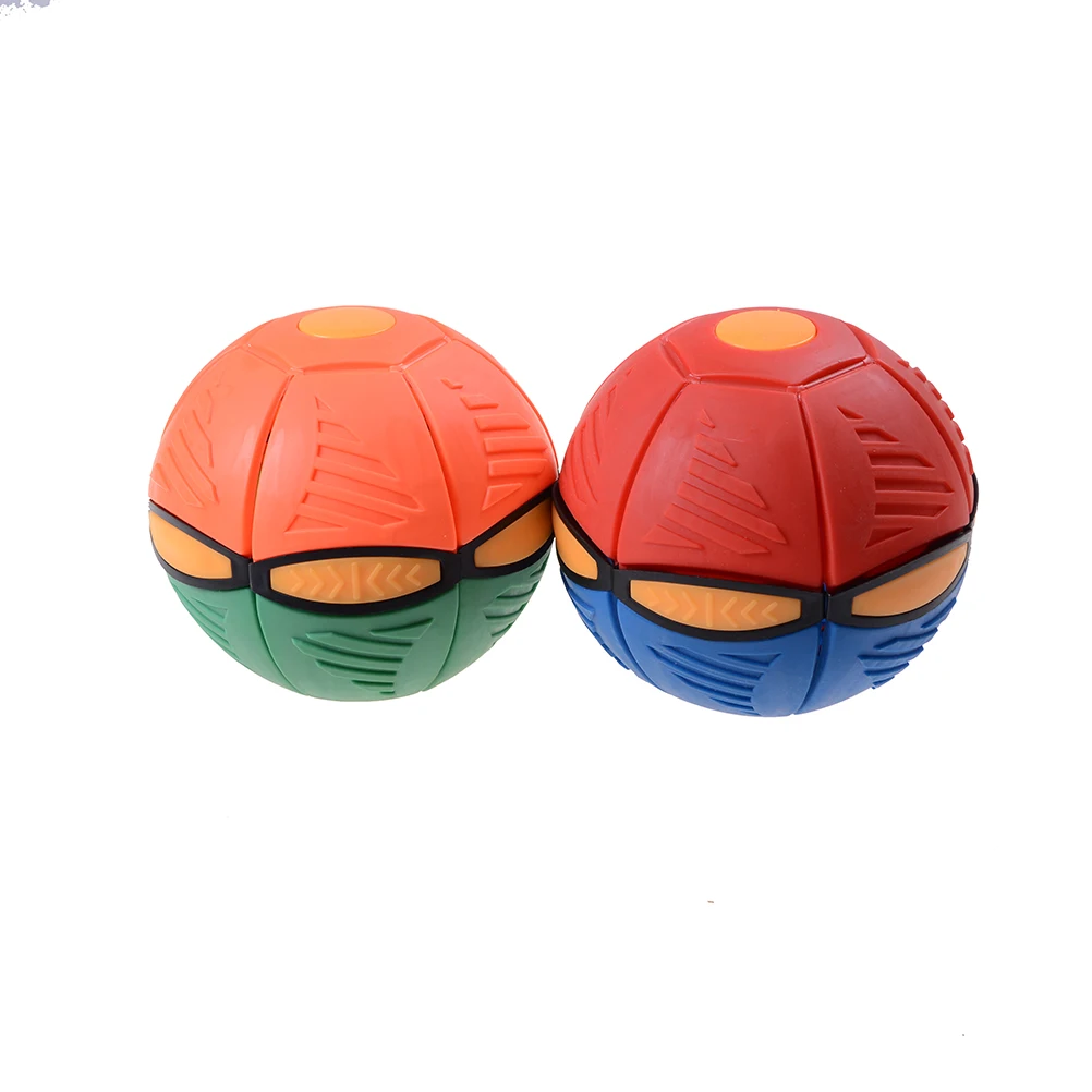 Flying UFO Flat Throw Disc Ball Toy Kid Outdoor Magic Flying Football Deformation Ball Soccer Flat Throw Ball Outdoor Game Toy
Flying UFO Flat Throw Disc Ball Toy Kid Outdoor Magic Flying Football Deformation Ball Soccer Flat Throw Ball Outdoor Game Toy