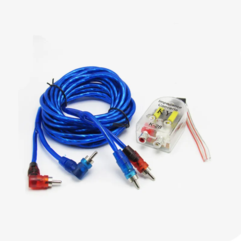 Auto Line Out Converter Audio Sound Subwoofer Amplifier styling Car Speaker to RCA Level Adaptor High to Low Sockets andRCA line
Auto Line Out Converter Audio Sound Subwoofer Amplifier styling Car Speaker to RCA Level Adaptor High to Low Sockets andRCA line