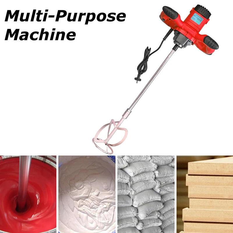 Industrial Grade Mixer Electric Speed Control Handheld Paint Cement Plaster Mortar Coating Mixer Putty Powder Mixing Machine
Industrial Grade Mixer Electric Speed Control Handheld Paint Cement Plaster Mortar Coating Mixer Putty Powder Mixing Machine