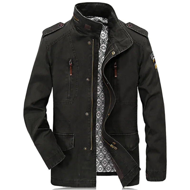 2019 Brand Spring Autumn Jacket Men Military Cotton Jacket Coat Male Plus Size 4XL Casual jackets men Jaqueta Masculina
2019 Brand Spring Autumn Jacket Men Military Cotton Jacket Coat Male Plus Size 4XL Casual jackets men Jaqueta Masculina