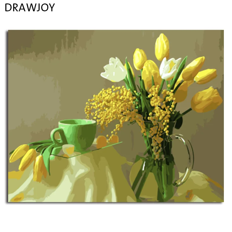 DRAWJOY Flower Framed Picture DIY Painting By Numbers Painting & Calligraphy Home Decoration For Living Room Wall
DRAWJOY Flower Framed Picture DIY Painting By Numbers Painting & Calligraphy Home Decoration For Living Room Wall