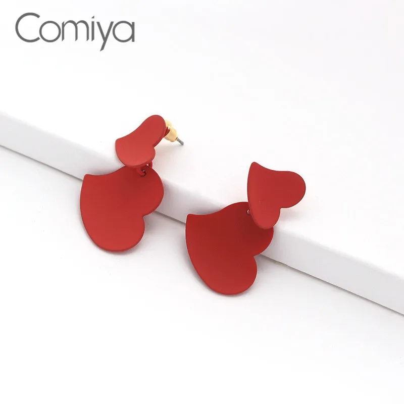 Comiya Drop Earrings For Women Acrylic Hearts Zinc Alloy Pendientes Personality Long Dangle Earring Boucle D'Oreille Oorbellen
Comiya Drop Earrings For Women Acrylic Hearts Zinc Alloy Pendientes Personality Long Dangle Earring Boucle D'Oreille Oorbellen