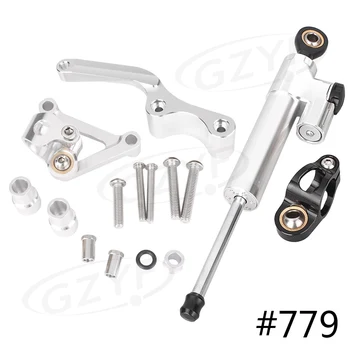 CNC Aluminum Steering Damper Stabilizer Safety Control w/ Mounting Bracket For DUCATI 696 796 795, 20 Colors Available Anodized
CNC Aluminum Steering Damper Stabilizer Safety Control w/ Mounting Bracket For DUCATI 696 796 795, 20 Colors Available Anodized