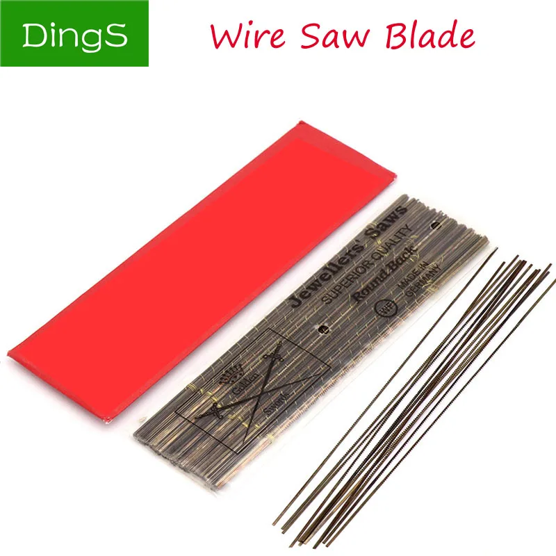 12pcs 130MM Diamond Wire Saw Blade Cutter 0#-6#Jewelry Metal Cutting Jig Blades Woodworking Hand Craft Tools Scroll Spiral Teeth
12pcs 130MM Diamond Wire Saw Blade Cutter 0#-6#Jewelry Metal Cutting Jig Blades Woodworking Hand Craft Tools Scroll Spiral Teeth