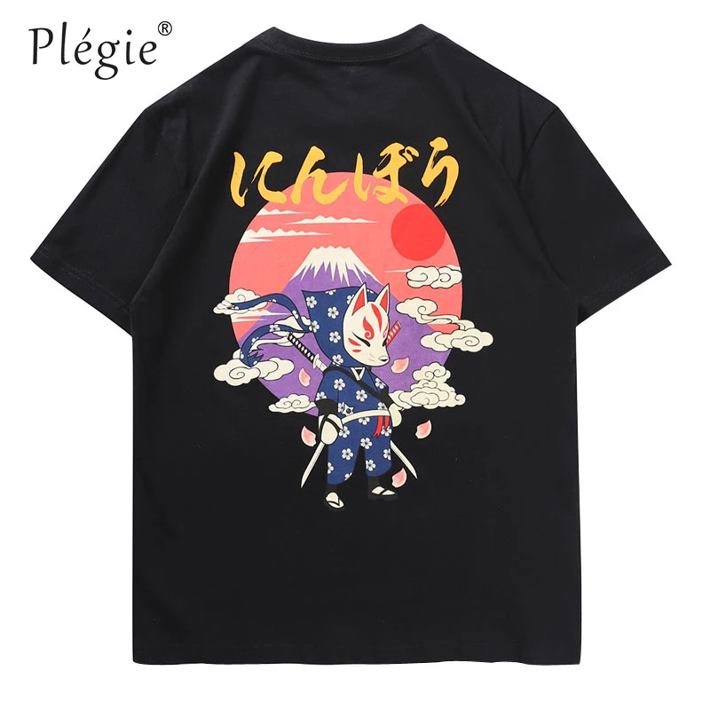 Plegie Japanese Ninja Mount Fuji Print Short Sleeve Tshirts Men Harajuku Hip Hop Casual Streetwear Tees 2019 Male T Shirts Tops
Plegie Japanese Ninja Mount Fuji Print Short Sleeve Tshirts Men Harajuku Hip Hop Casual Streetwear Tees 2019 Male T Shirts Tops