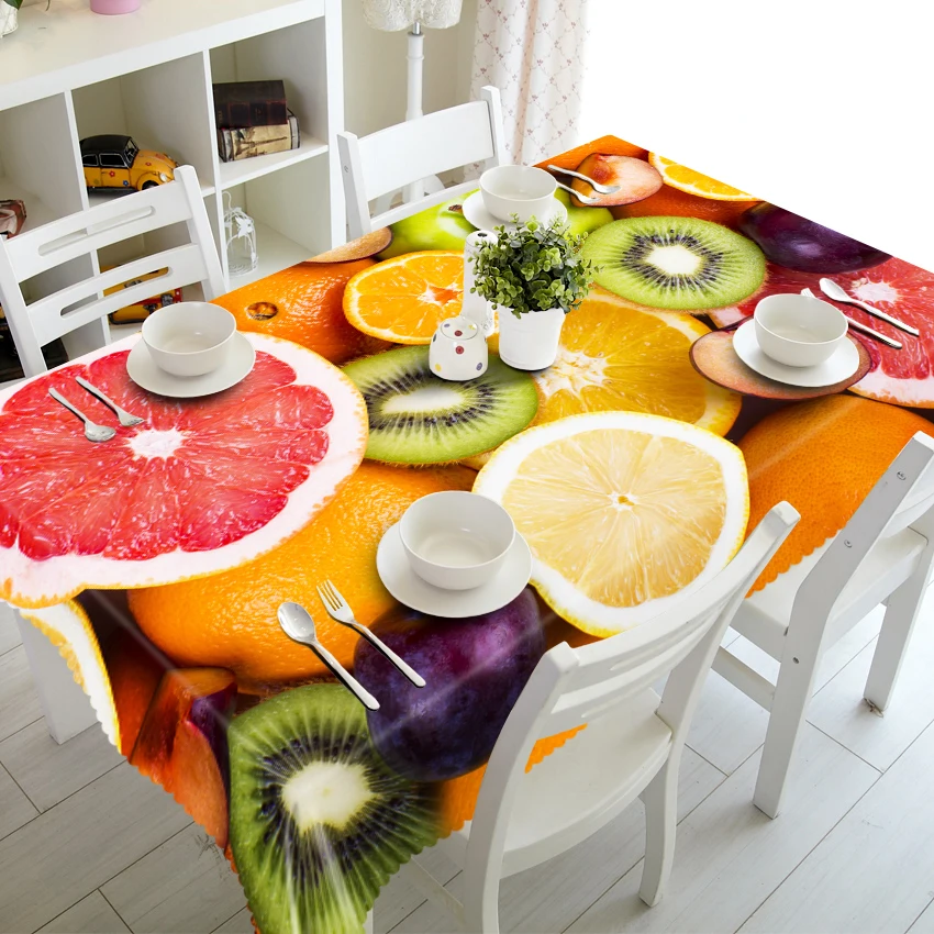Modern Decor Table Cloth Fruit Orange Strawberry Cherry Watermelon Print Round Square Rectangle Fabric for Dinning Kitchen Desk
Modern Decor Table Cloth Fruit Orange Strawberry Cherry Watermelon Print Round Square Rectangle Fabric for Dinning Kitchen Desk