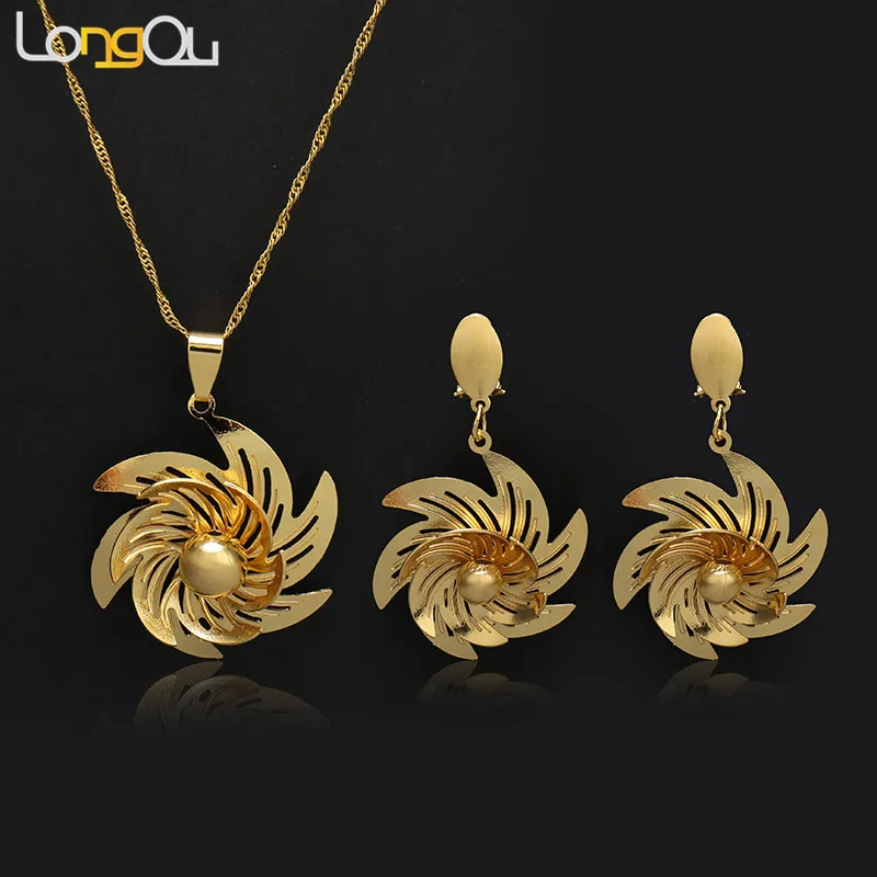 Trendy New Arrivals Dubai wedding Jewelry Sets Windmill Earrings Pendant Complimentary necklace is worn &Quality is very good
Trendy New Arrivals Dubai wedding Jewelry Sets Windmill Earrings Pendant Complimentary necklace is worn &Quality is very good