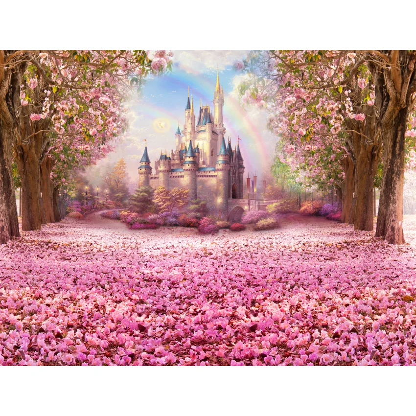 Fairy Tale Photography Backdrops Flower castle children birthday party wedding Background for Photo Studio
Fairy Tale Photography Backdrops Flower castle children birthday party wedding Background for Photo Studio