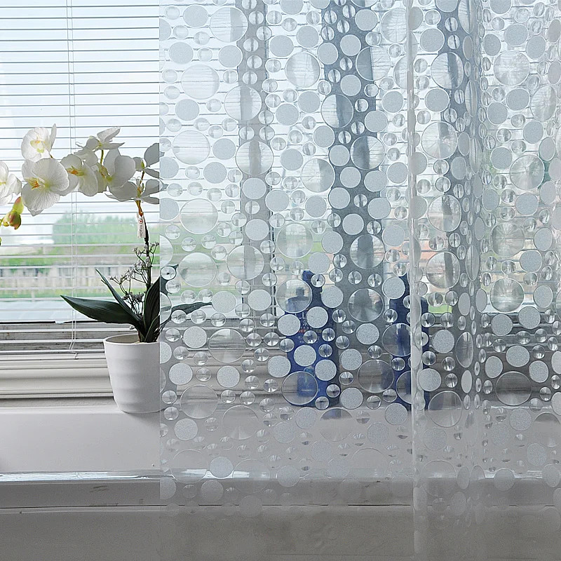 Shower curtain waterproof Thickened bathroom curtain Frosted circle geometric EVA transparent Bathroom shower partition curtain
Shower curtain waterproof Thickened bathroom curtain Frosted circle geometric EVA transparent Bathroom shower partition curtain