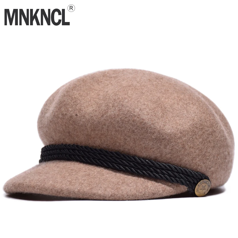 MNKNCL High Quality 100% Wool Beret Hat for Women Winter Warm Hats French Artist Beanie Hat
MNKNCL High Quality 100% Wool Beret Hat for Women Winter Warm Hats French Artist Beanie Hat